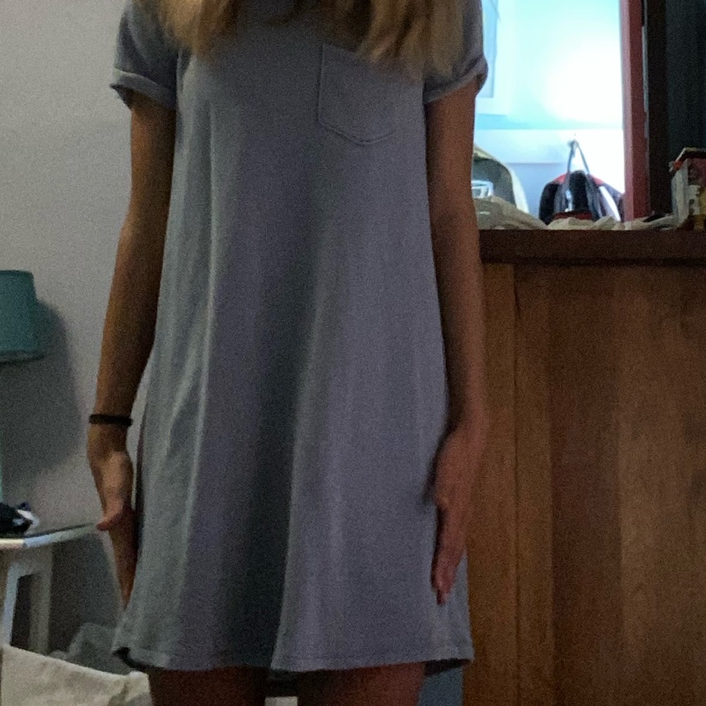 LIGHT BLUE AMERICAN EAGLE DRESS